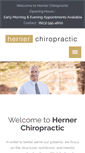 Mobile Screenshot of hernerchiropractic.com